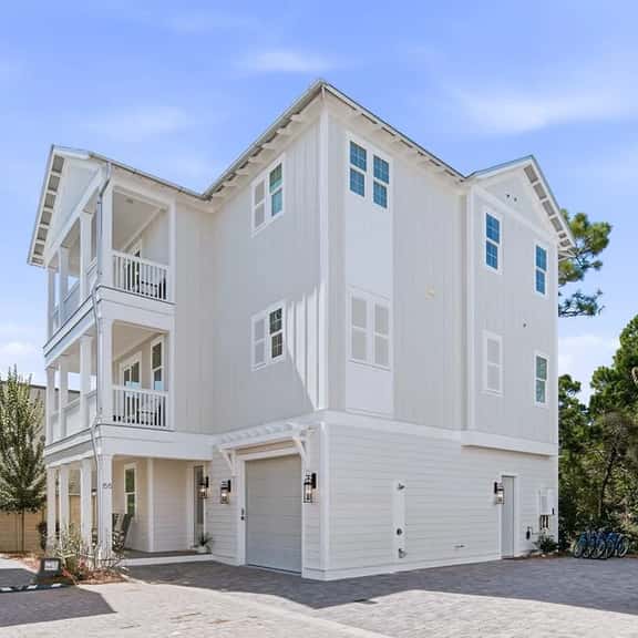 Luxury Home, Gourmet Kitchen, Sleeps 14, Balconies,Community Pool, Grayton Beach - Image 1