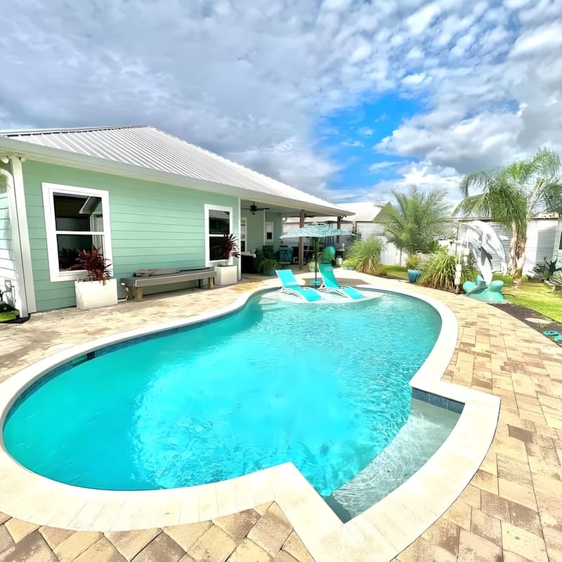 Walk to Beach | Two Fins Up | Private Pool | Golf Cart | Panama City Beach
